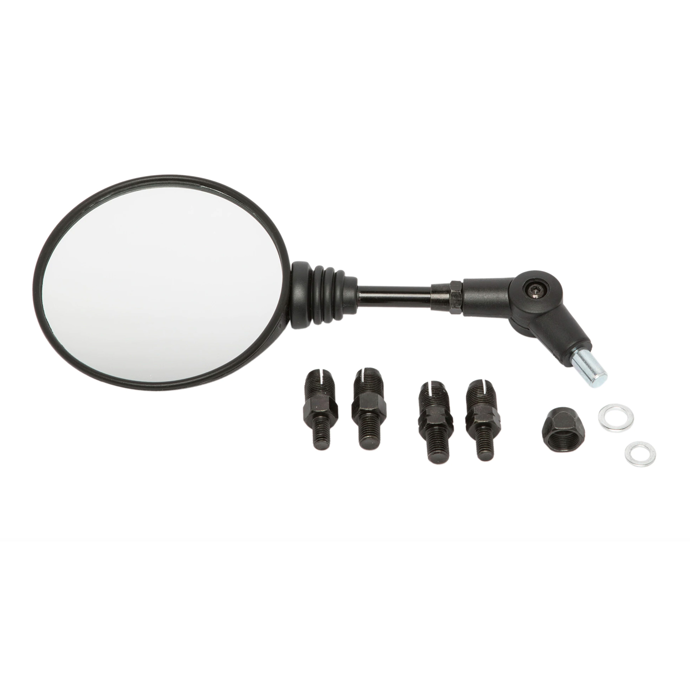 Klappbarer Rückspiegel schwarz Moto Guzzi V85 TT / Aprilia Tuareg 660/Factory, RX50 Factory, SX50/Fa