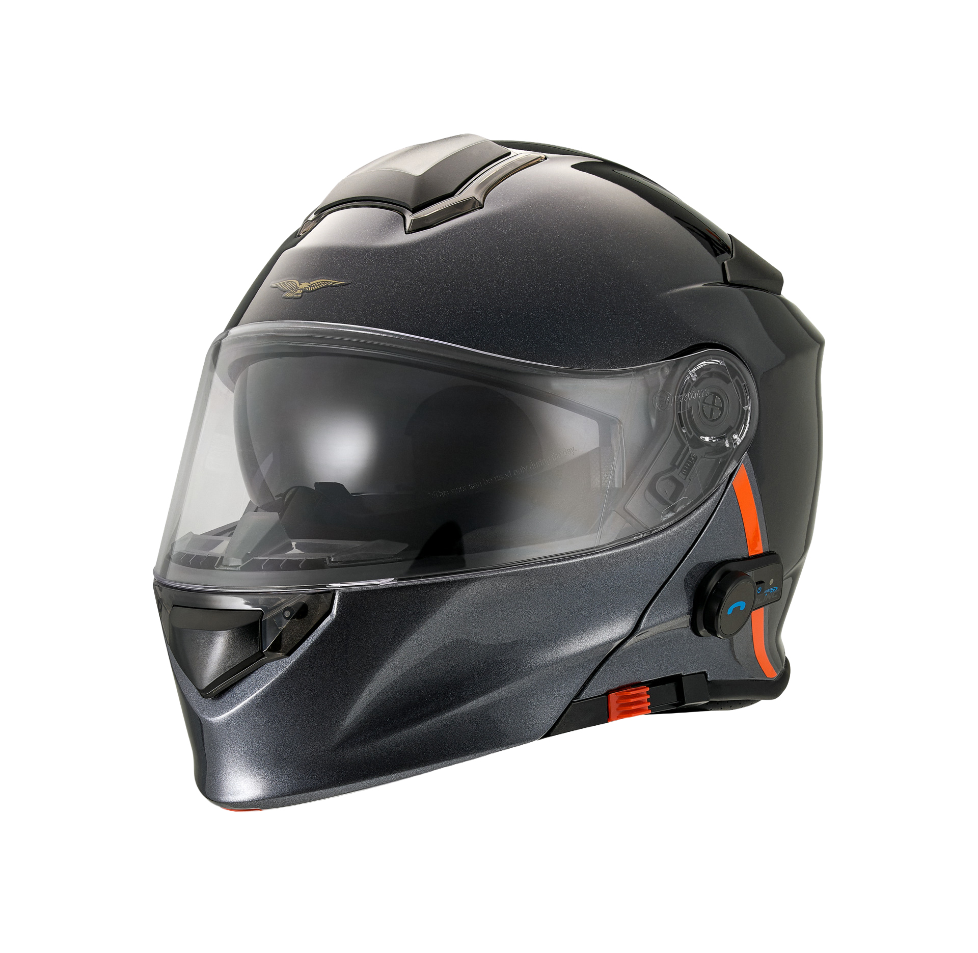 Moto Guzzi Helm „Modular BT“ schwarz mit Bluetooth