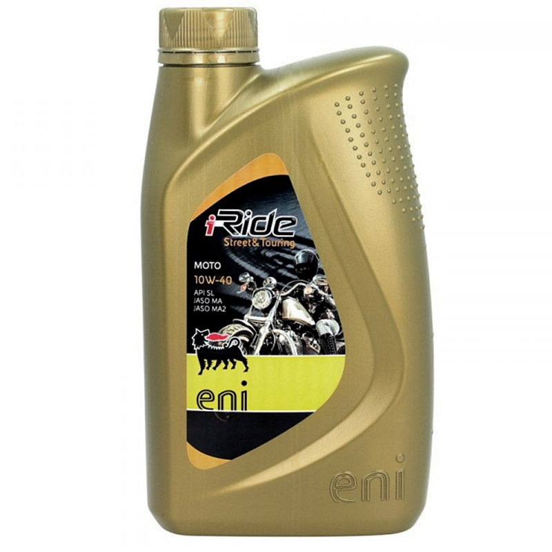 Eni Motoröl 4-Takt, 1 l, SAE 10W-40, i-Ride moto, teilsynthetisch