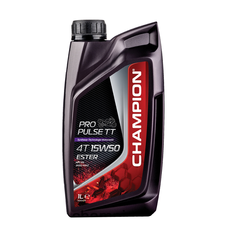 CHAMPION®  Pro Pulse TT 4T 15W-50 Ester Motoröl - 1 Liter