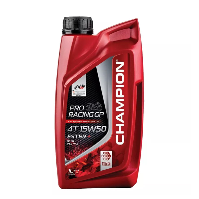 CHAMPION®  Proracing GP 4T 15W-50 ESTER + Vollsynthetisches Motoröl - 1 Liter